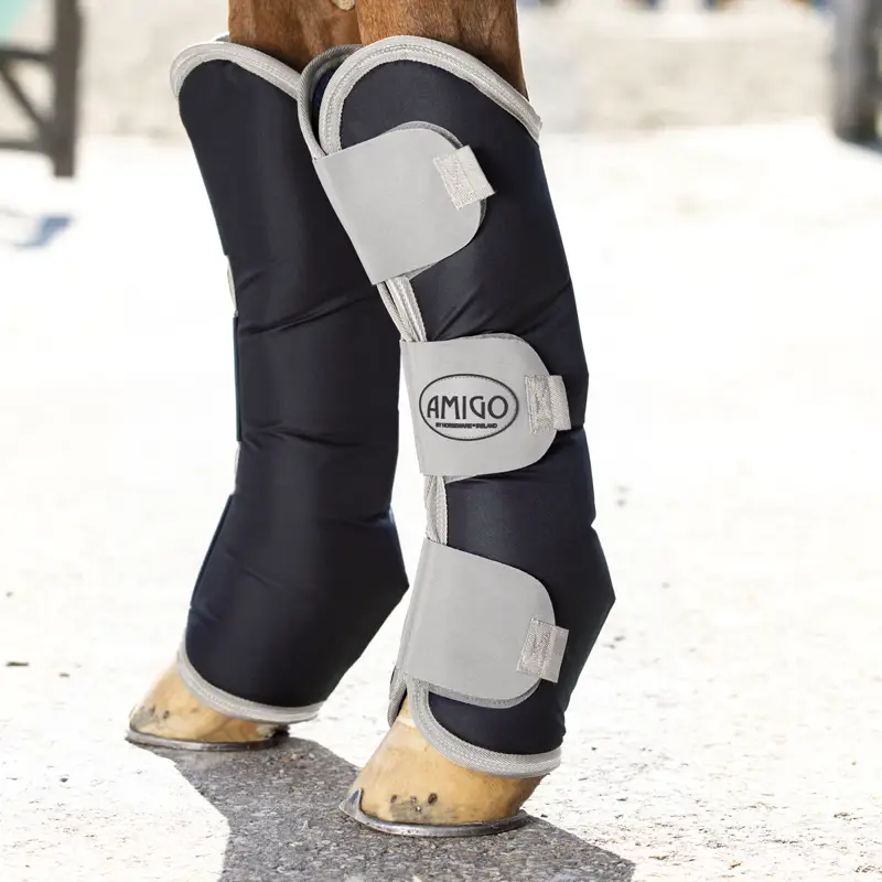 Horseware Amigo Ripstop Travel Boots Navy Silver